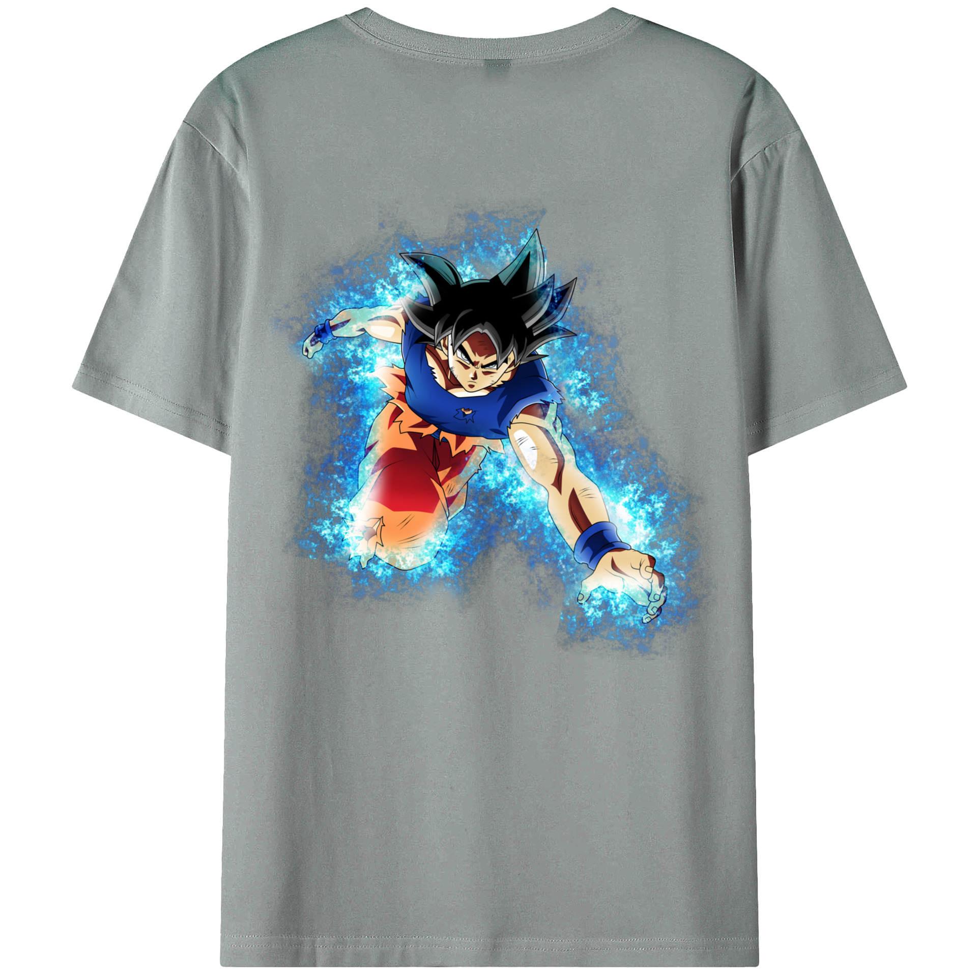 （画像用） ドラゴンボール 孫悟空（そん ごくう）Son Goku カカロット DRAGON BALL Kakarotto 綿100％ メンズ半袖Tシャツ（バックプリント） 通気性